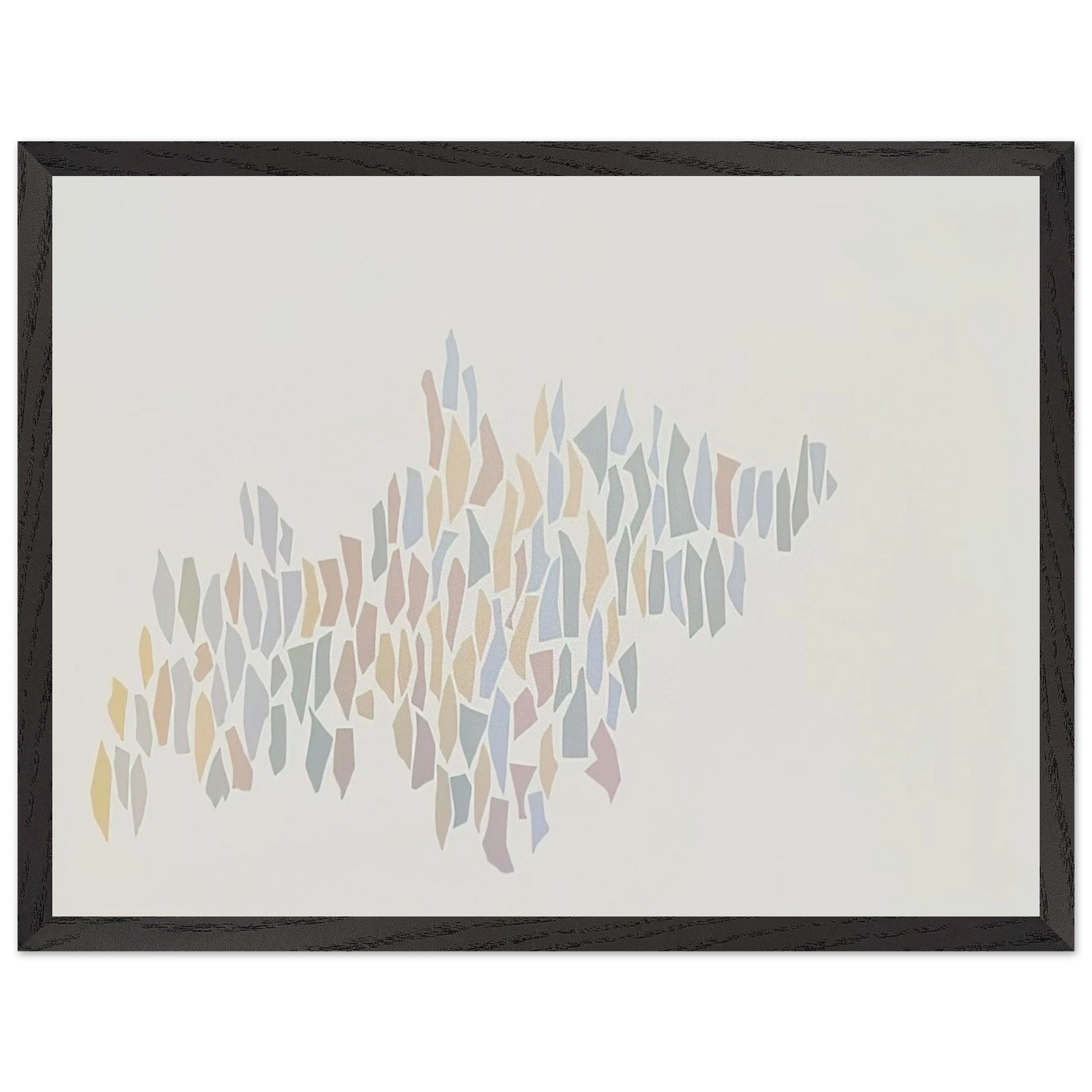 Mark Rothko - Untitled - 1970 Wall Art - 30x40 cm / 12x16 inches - Premium Wooden Framed Poster With Fine Art Paper - Black frame