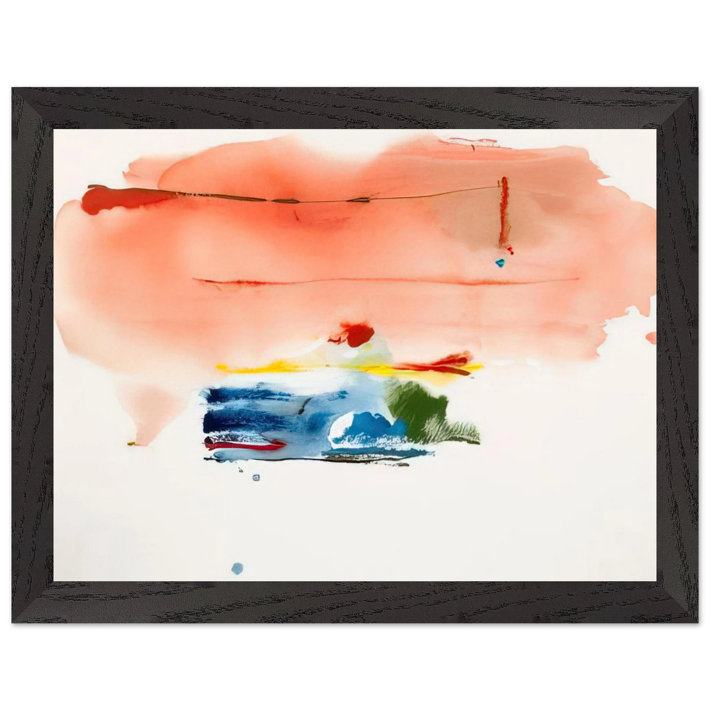 Helen Frankenthaler - Santa Fe II - 1986 Wall art - 28x43  cm / XL (11x17 inches) - Fine Art Poster - -