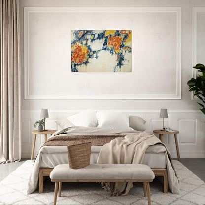 Basel Mural I - Sam Francis Acrylic Print - 70x100 cm / 28x40″ inches | Sam Francis Wall Art | Sam Francis Prints