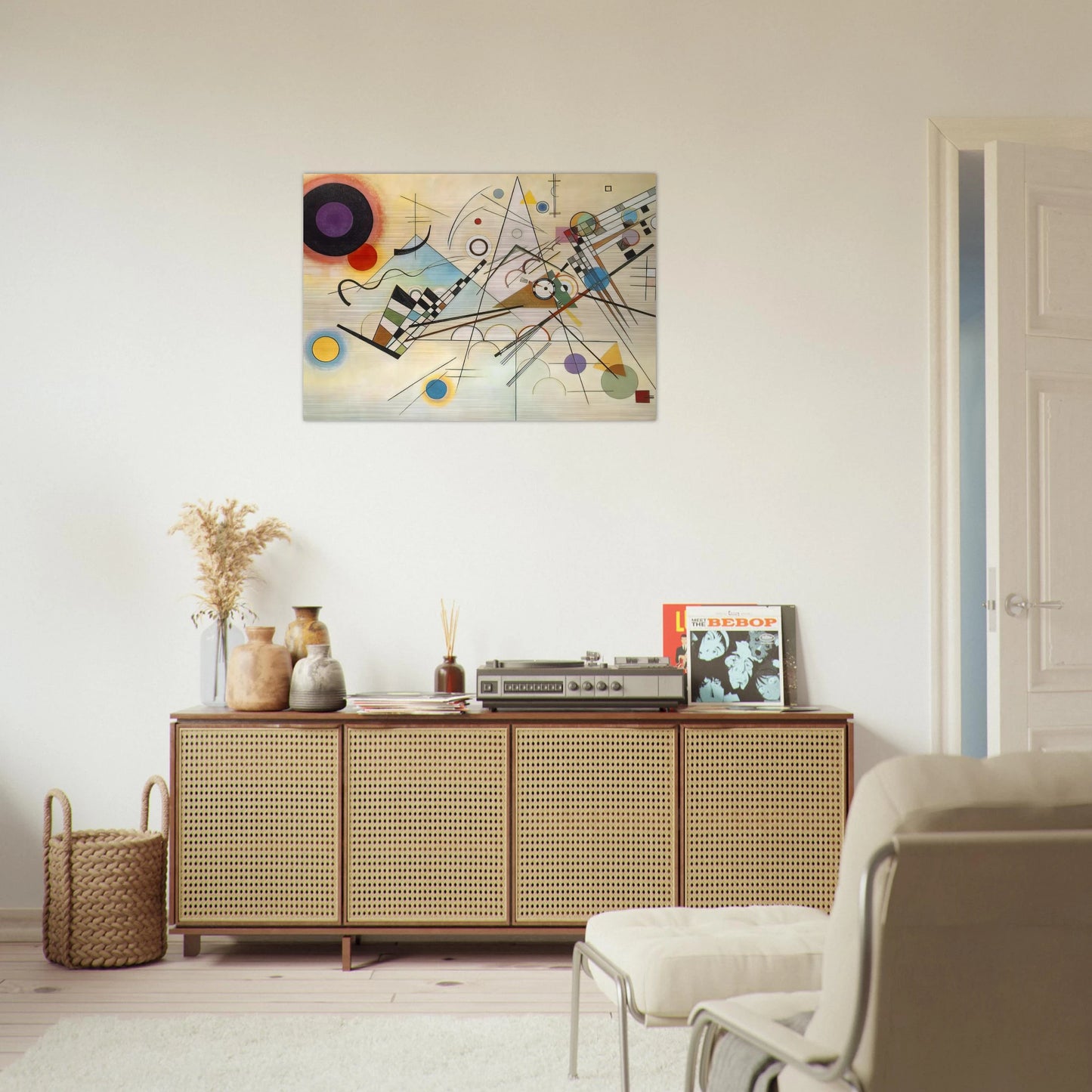 COMPOSITION VIII 1923 - Wassily Kandinsky Brushed Aluminum Print - 70x100 cm / 28x40 inches | Wassily Kandinsky Aluminum Print | Wassily Kandinsky Prints