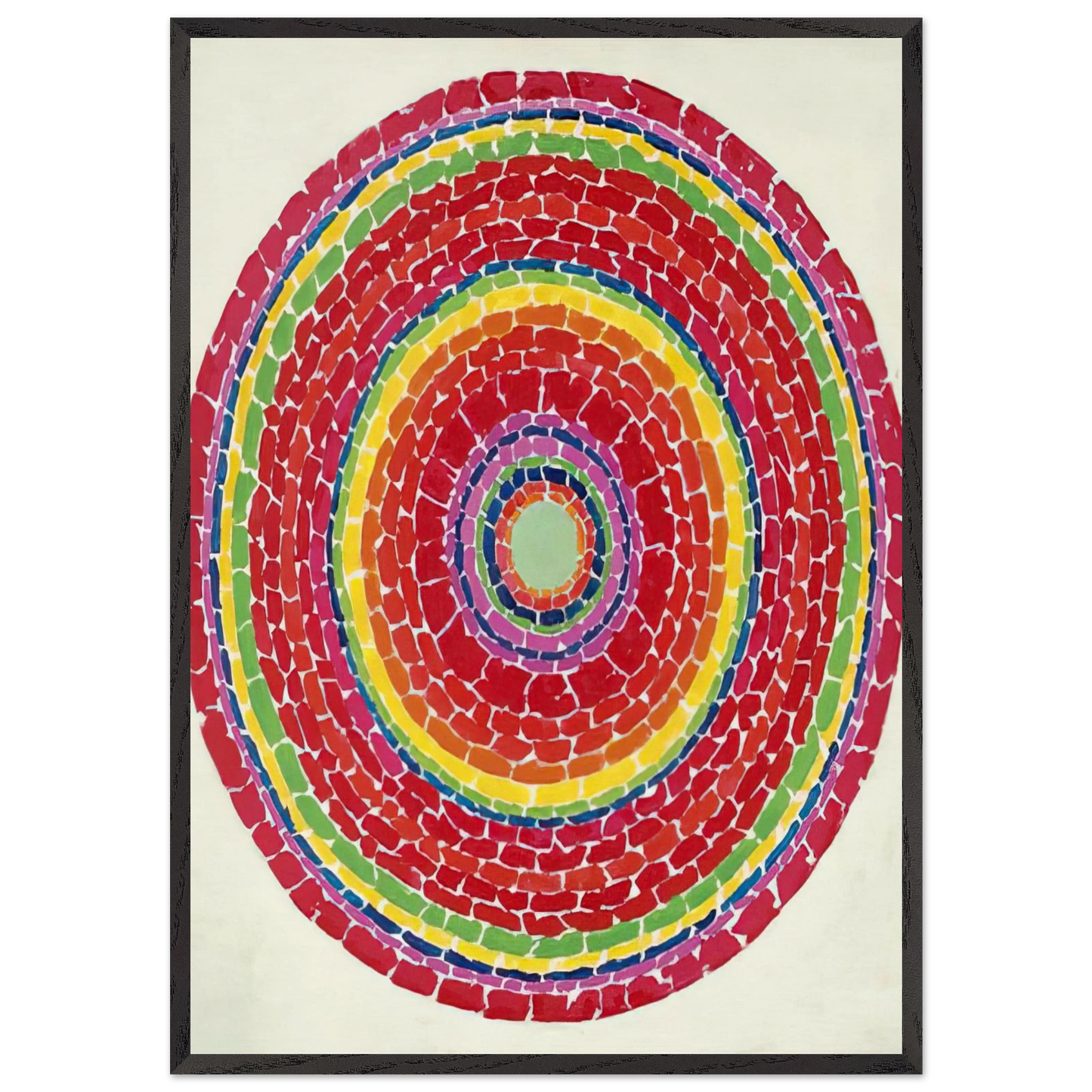 SPRINGTIME IN WASHINGTON 1971 - Alma Woodsey Thomas Framed Art Print – Black Wooden Frame - Default Title - -Framed Art Print