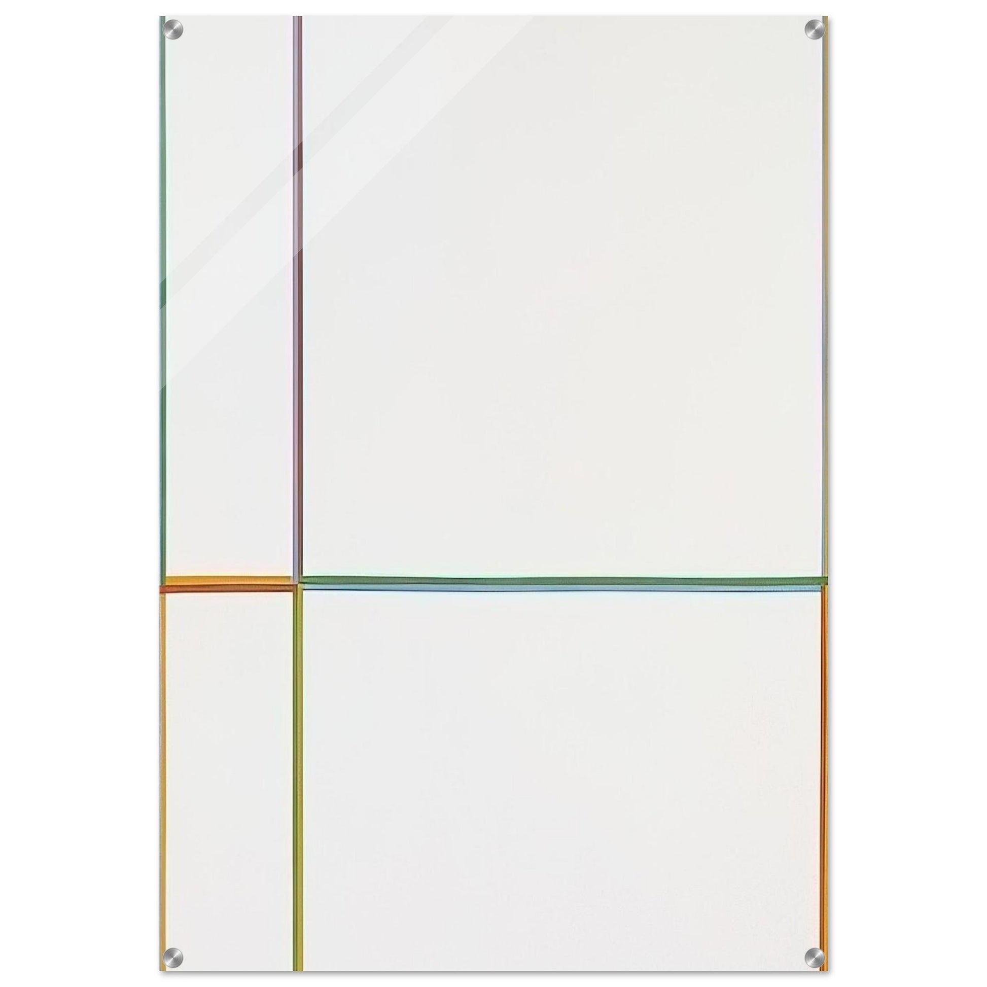 Doppelfarben in the cross 1-2-3-4 - 1968 - Max Bill Acrylic Print - 70x100 cm / 28x40″ inches | Max Bill Wall Art | Max Bill Prints