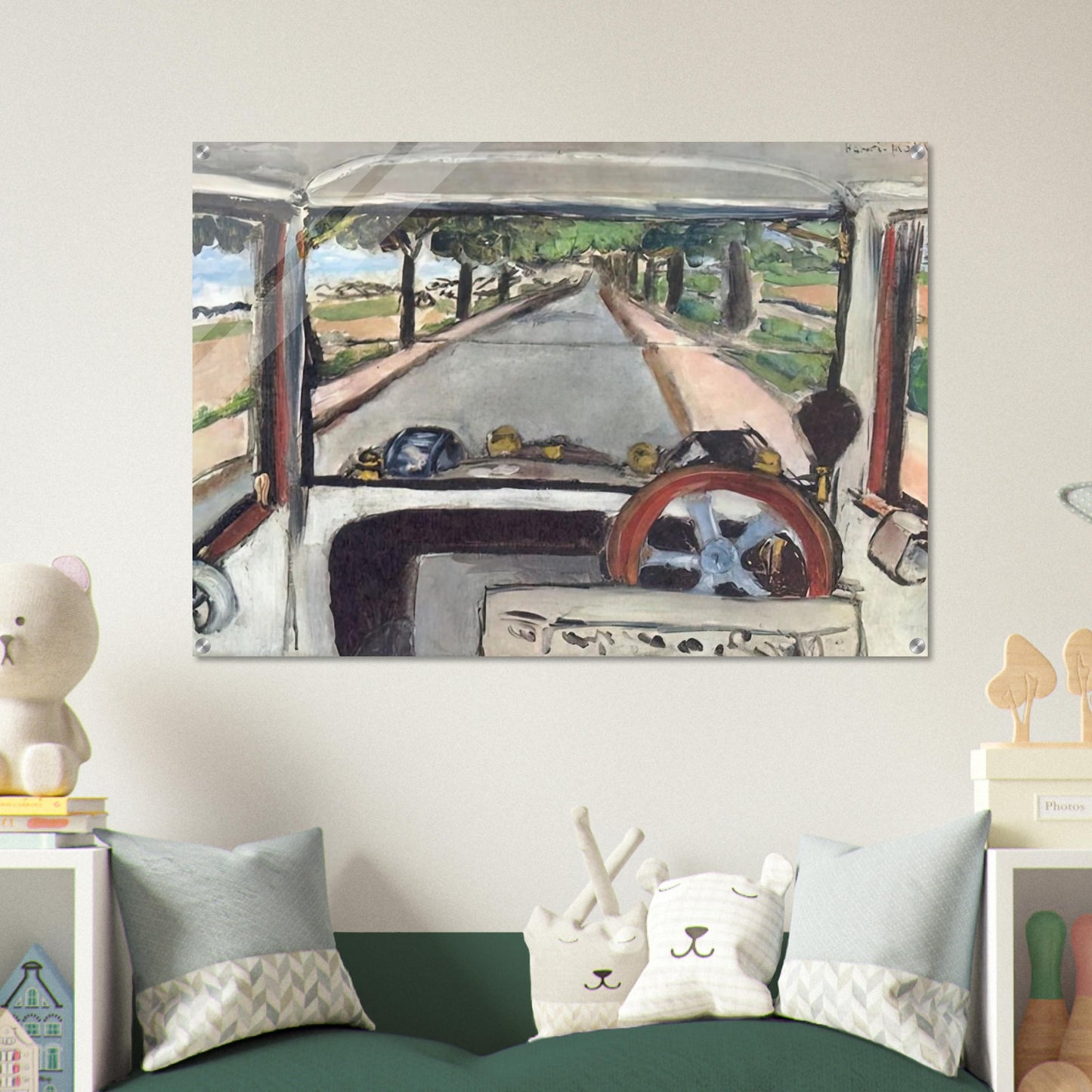 THE WINDSHIELD 1917 0 - Henri Matisse Acrylic Print - 70x100 cm / 28x40″ inches | Henri Matisse Wall Art | Henri Matisse Prints