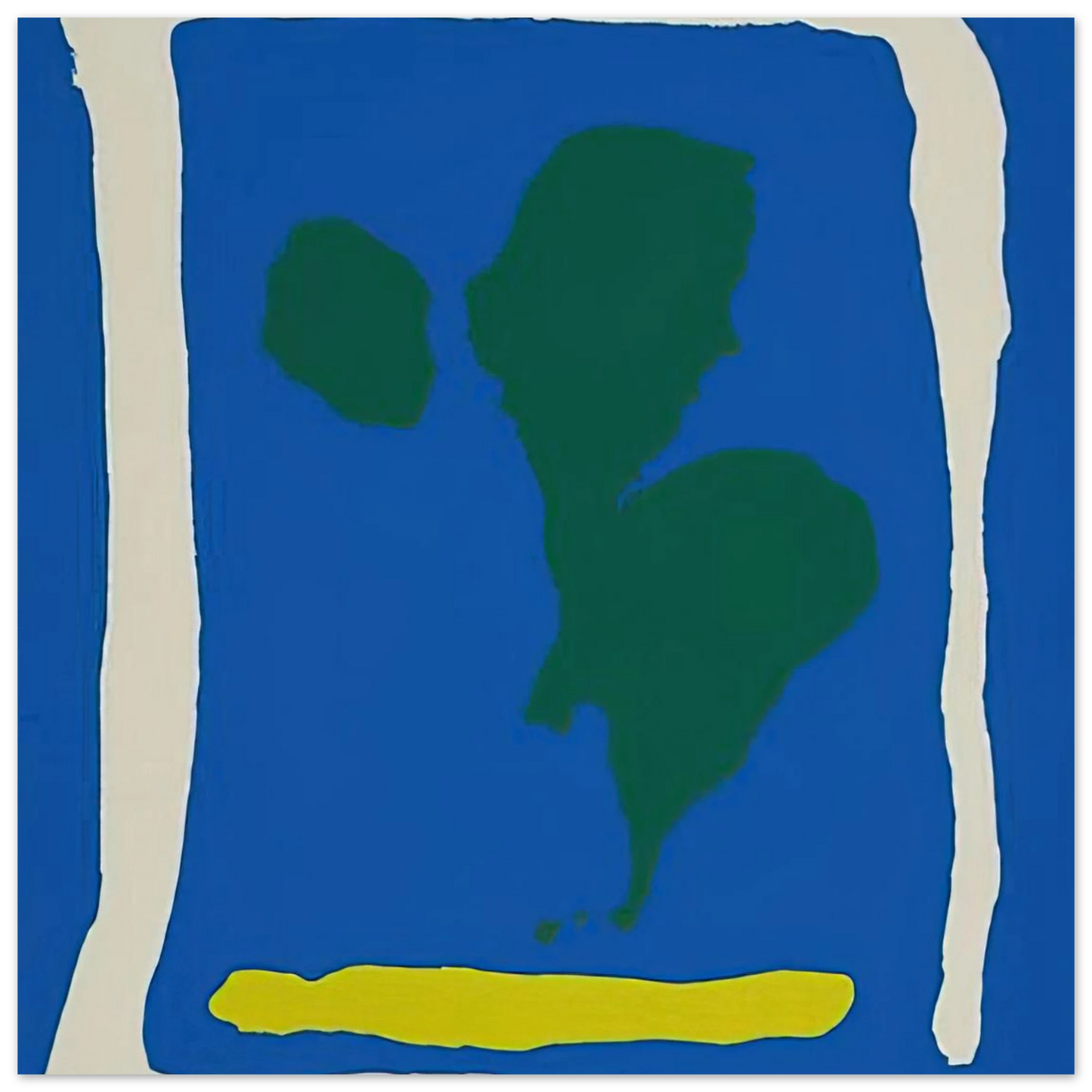 Helen Frankenthaler - Air Frame - 1965 Wall art - 75x100 cm / 30x40 inches - Fine Art Poster - -