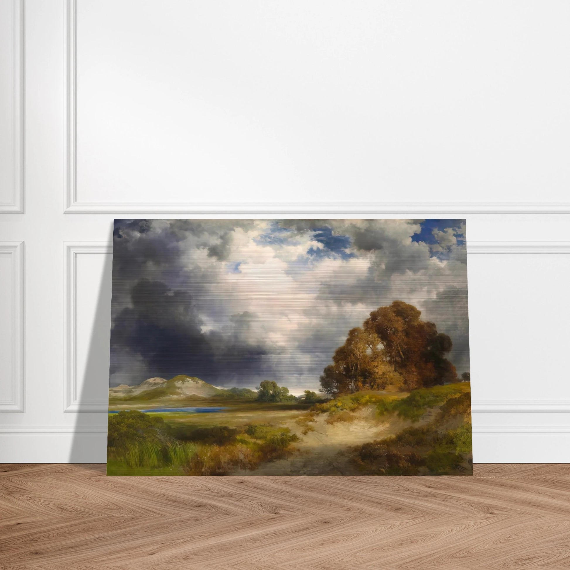 East Hampton - Thomas Moran Brushed Aluminum Print - 70x100 cm / 28x40 inches | Thomas Moran Aluminum Print | Thomas Moran Prints
