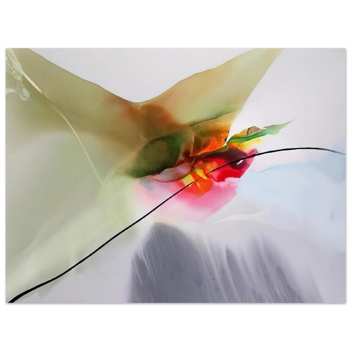 Paul Jenkins - Phenomena Sung Mantle - 1969  75x100 cm / 30x40inches Fine Art Poster