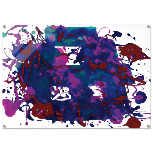 Untitled  SFP94-75  SFF 1749  - Sam Francis Acrylic Print - 70x100 cm / 28x40″ inches