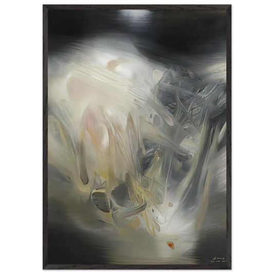 UNTITLED 1976 - Chu teh Chun Framed Art Print – Black Wooden Frame - Default Title - -Framed Art Print