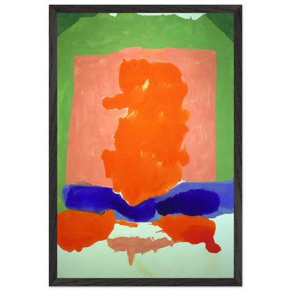 Helen Frankenthaler - Small s Paradise - 1964 Wall art - A1 (59.4 x 84.1  cm) - Premium Wooden Framed Poster With Fine Art Paper - Wood frame