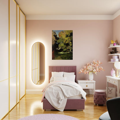 Clearing - Paul Cézanne Brushed Aluminum Print - 70x100 cm / 28x40 inches | Paul Cézanne Aluminum Print | Paul Cézanne Prints