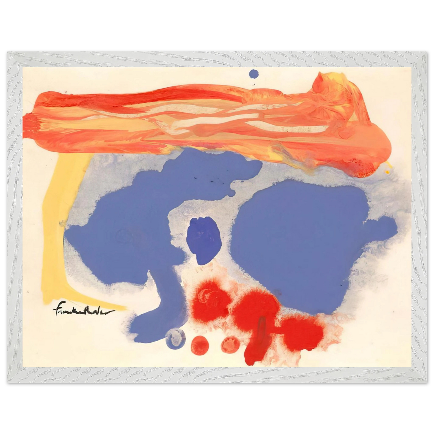 Helen Frankenthaler - Summerscene, Provincetown - 1961 Wall art - A1 (59.4 x 84.1  cm) - Fine Art Poster - -