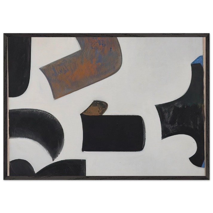 Untitled - 1958 N3 - Donald Judd 70x100 cm / 28x40 inches Framed Art Print – Black Wooden Frame