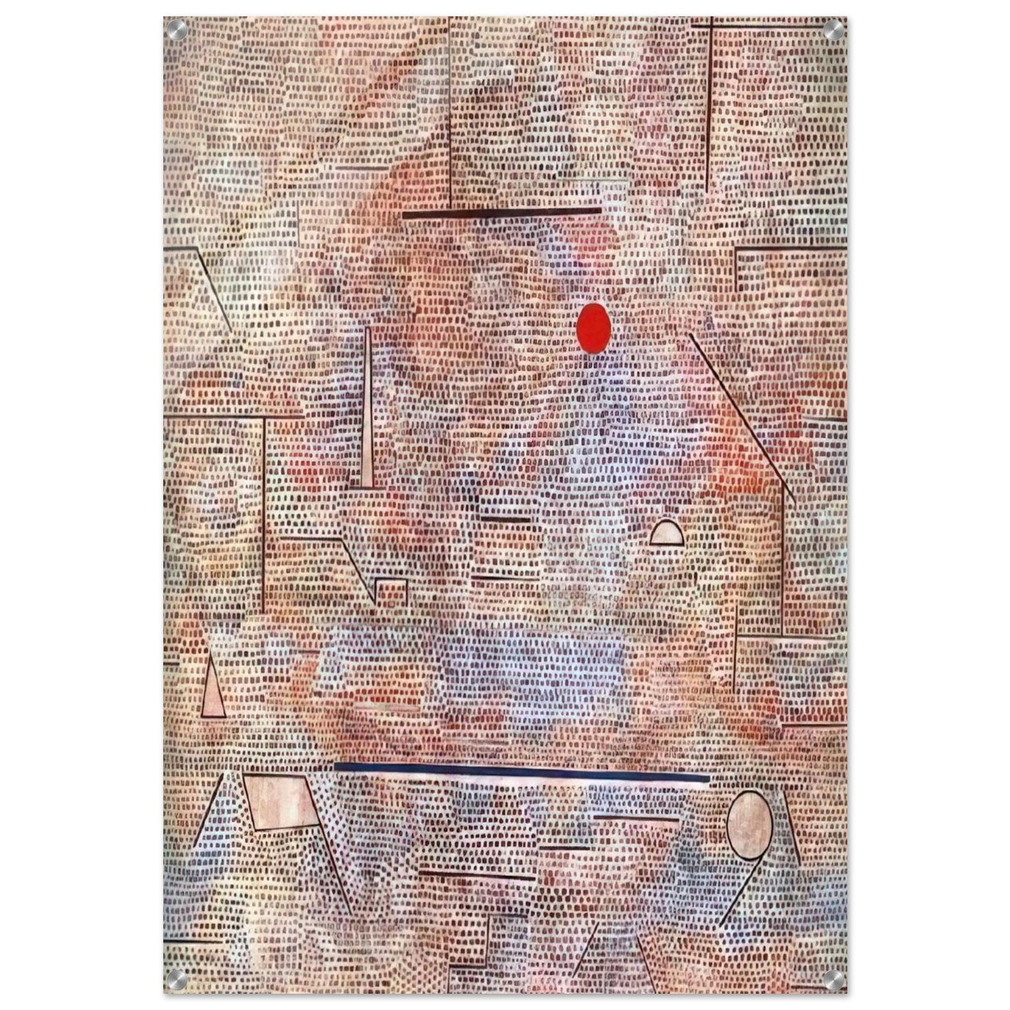 CACODEMONIC 1916 - Paul Klee Acrylic Print - 70x100 cm / 28x40″ inches