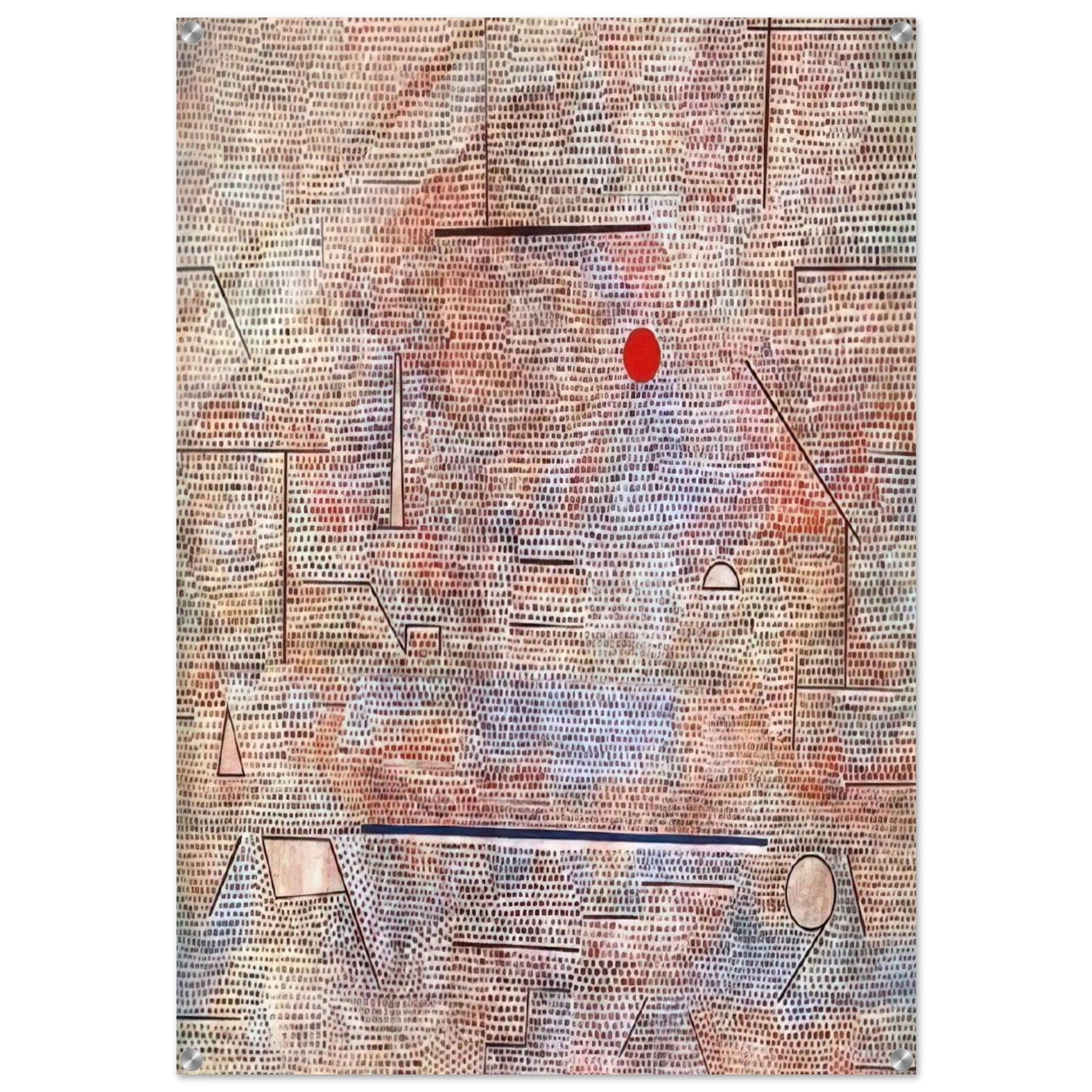 CACODEMONIC 1916 - Paul Klee Acrylic Print - 70x100 cm / 28x40″ inches