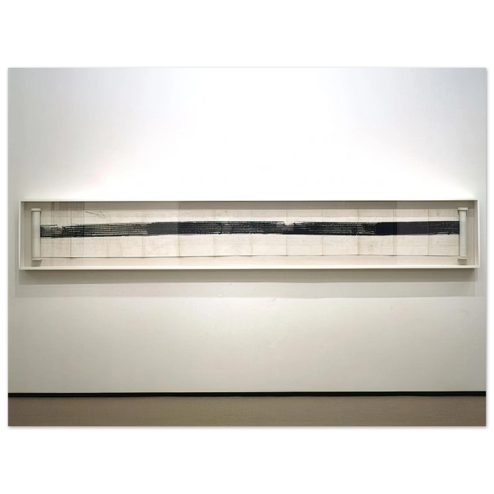 Robert Rauschenberg - AUTOMOBILE TIRE PRINT 1953  75x100 cm / 30x40inches Fine Art Poster