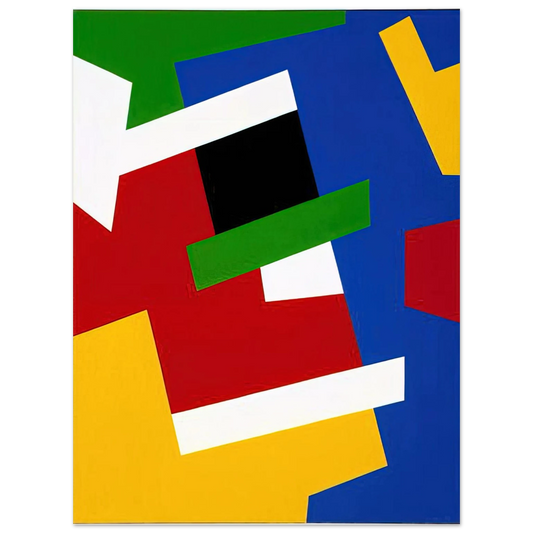 Fernand Leduc - Strates solaires Fine Art Poster - Default Title