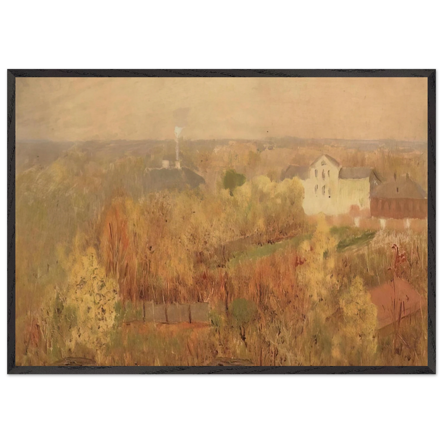 The Crimea The Southern Shore - Arkhyp Kuindzhi Framed Art Print – Black Wooden Frame - Default Title - -Framed Art Print