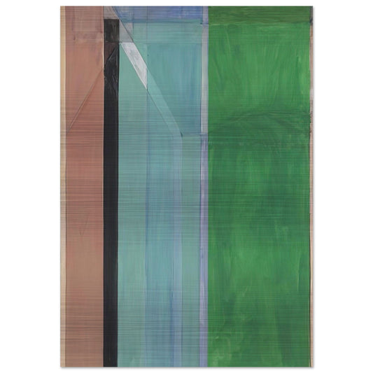 Ocean Park #30 - Richard Diebenkorn Brushed Aluminum Print - 70x100 cm / 28x40 inches | Richard Diebenkorn Aluminum Print | Richard Diebenkorn Prints