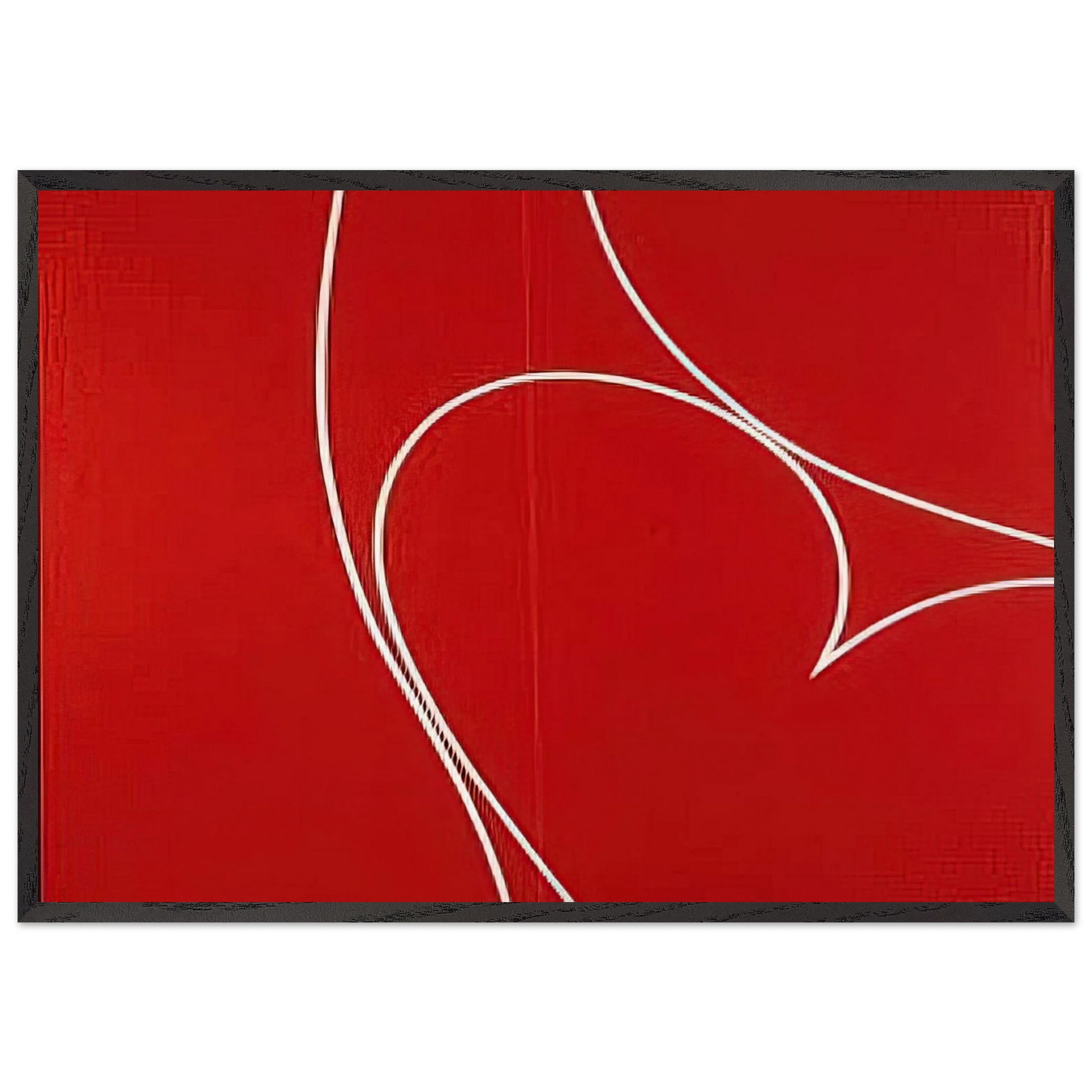 Untitled - 1966 N10 - Lorser Feitelson Framed Art Print – Black Wooden Frame - Default Title - -Framed Art Print