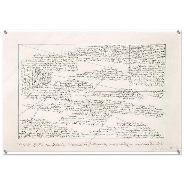 The Location of 14 Points - Sol LeWitt Acrylic Print - 70x100 cm / 28x40″ inches