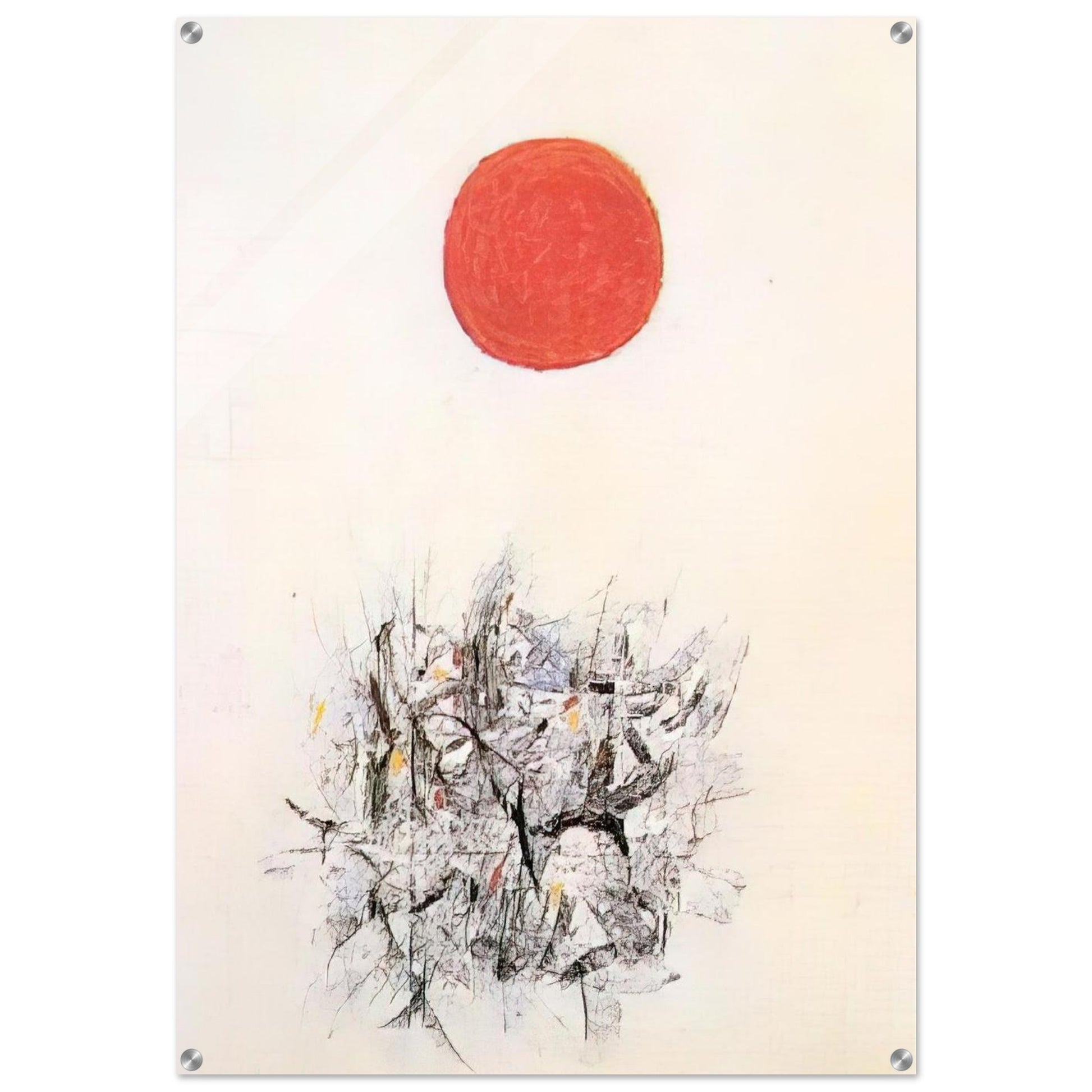 Brink - 1959 - Adolph Gottlieb Acrylic Print - 70x100 cm / 28x40″ inches | Adolph Gottlieb Wall Art | Adolph Gottlieb Prints