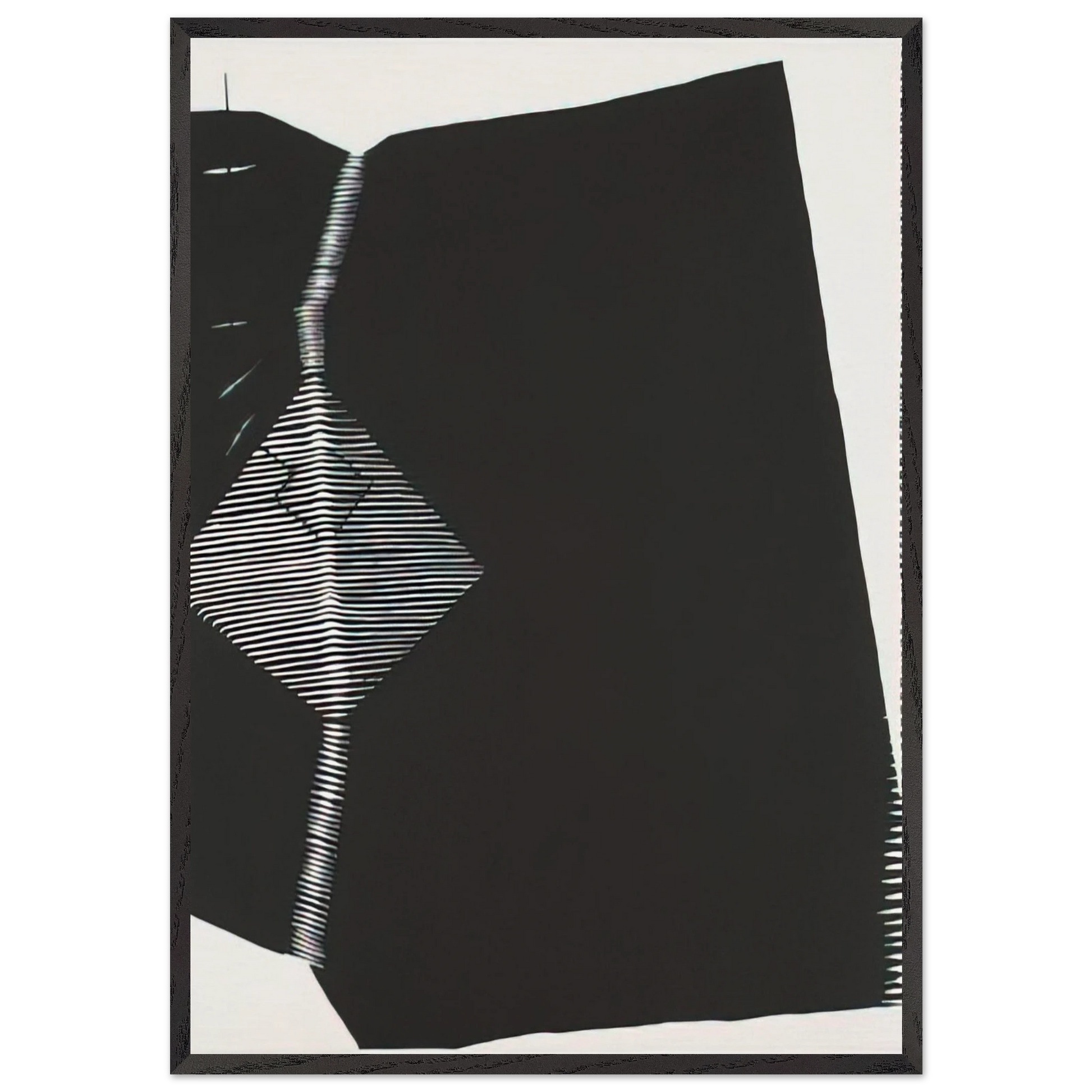 Untitled - 1966 N3 - Gego Framed Art Print – Black Wooden Frame - Default Title - -Framed Art Print