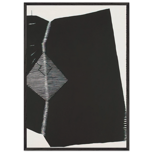 Untitled - 1966 N3 - Gego Framed Art Print – Black Wooden Frame - Default Title - -Framed Art Print