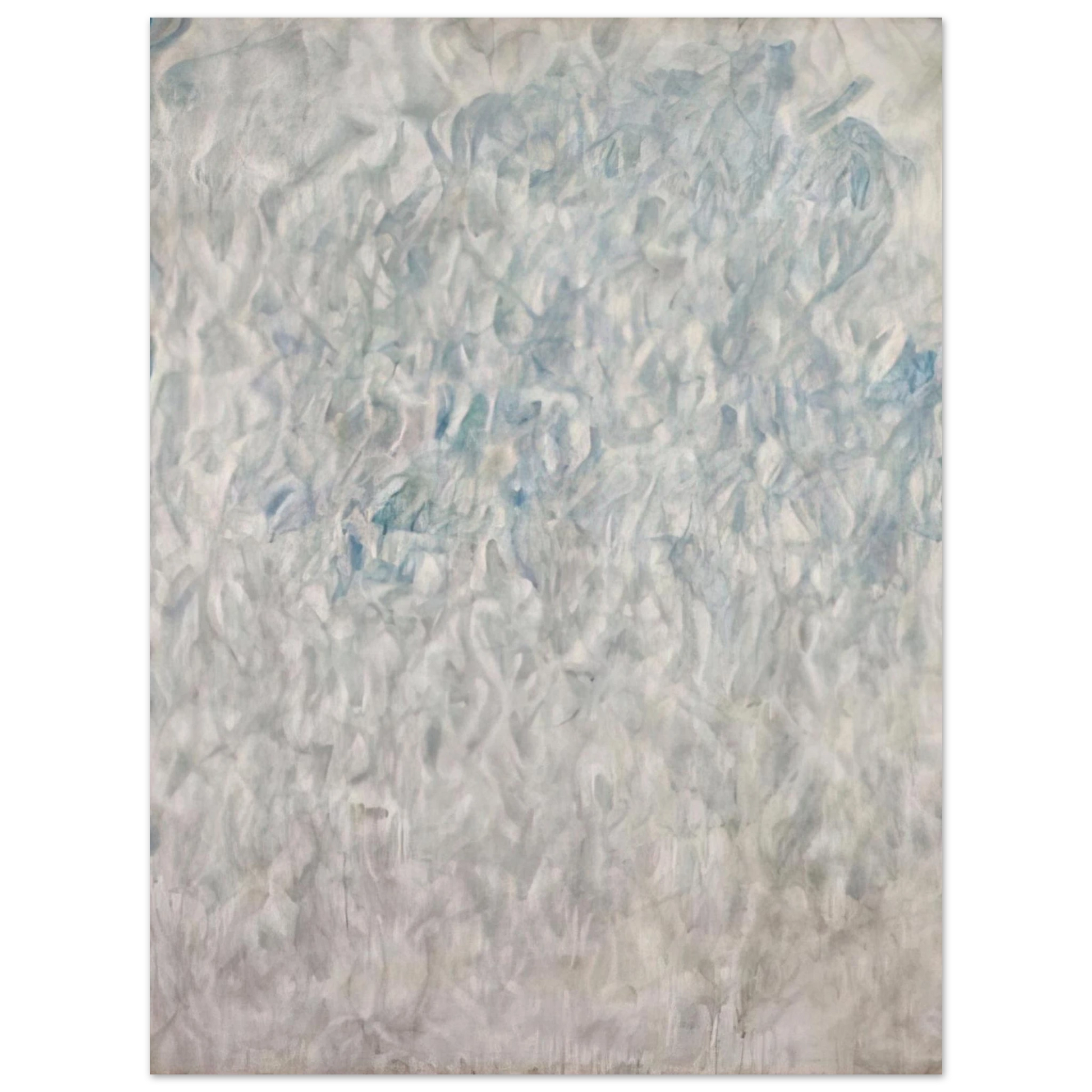 Sam Francis - Amerika  Grey Blue  Fine Art Poster - Default Title