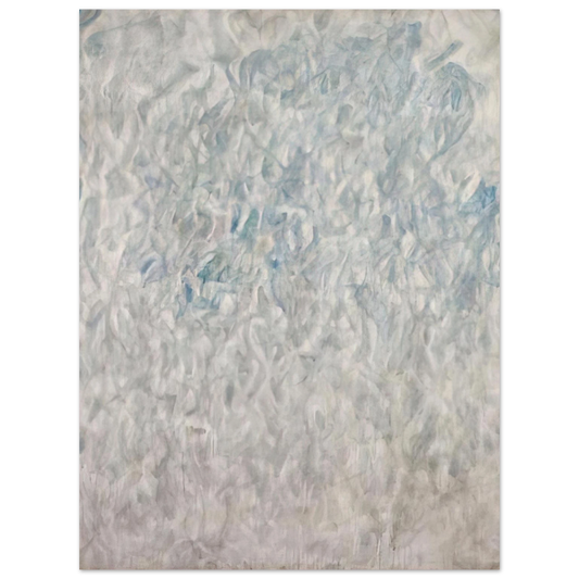 Sam Francis - Amerika  Grey Blue  Fine Art Poster - Default Title