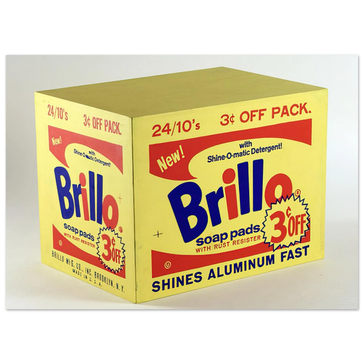 Andy Warhol - Brillo Box  3c Off  Fine Art Poster