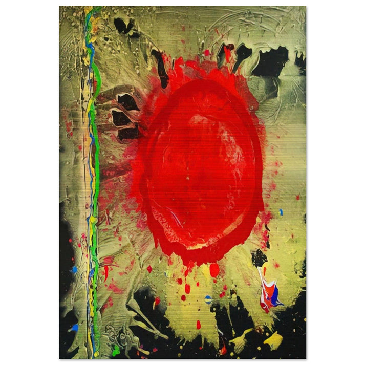 Warrior Universe - 2010 - John Hoyland Brushed Aluminum Print - 70x100 cm / 28x40 inches | John Hoyland Aluminum Print | John Hoyland Prints