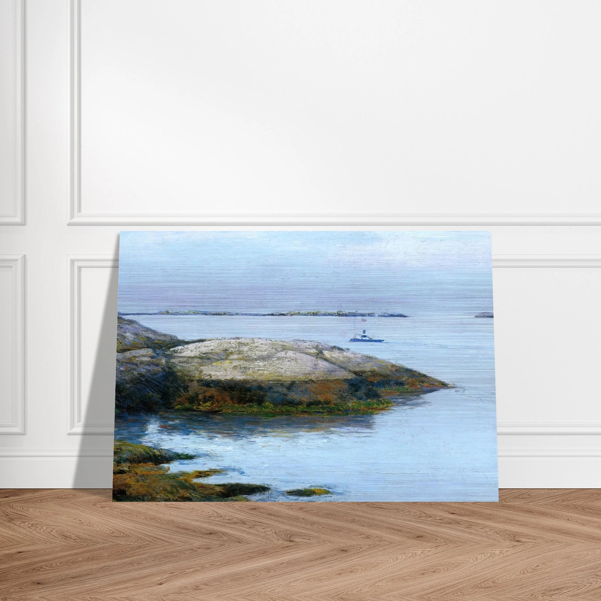 Isles of Shoals, Appledore - Childe Hassam Brushed Aluminum Print - 70x100 cm / 28x40 inches | Childe Hassam Aluminum Print | Childe Hassam Prints