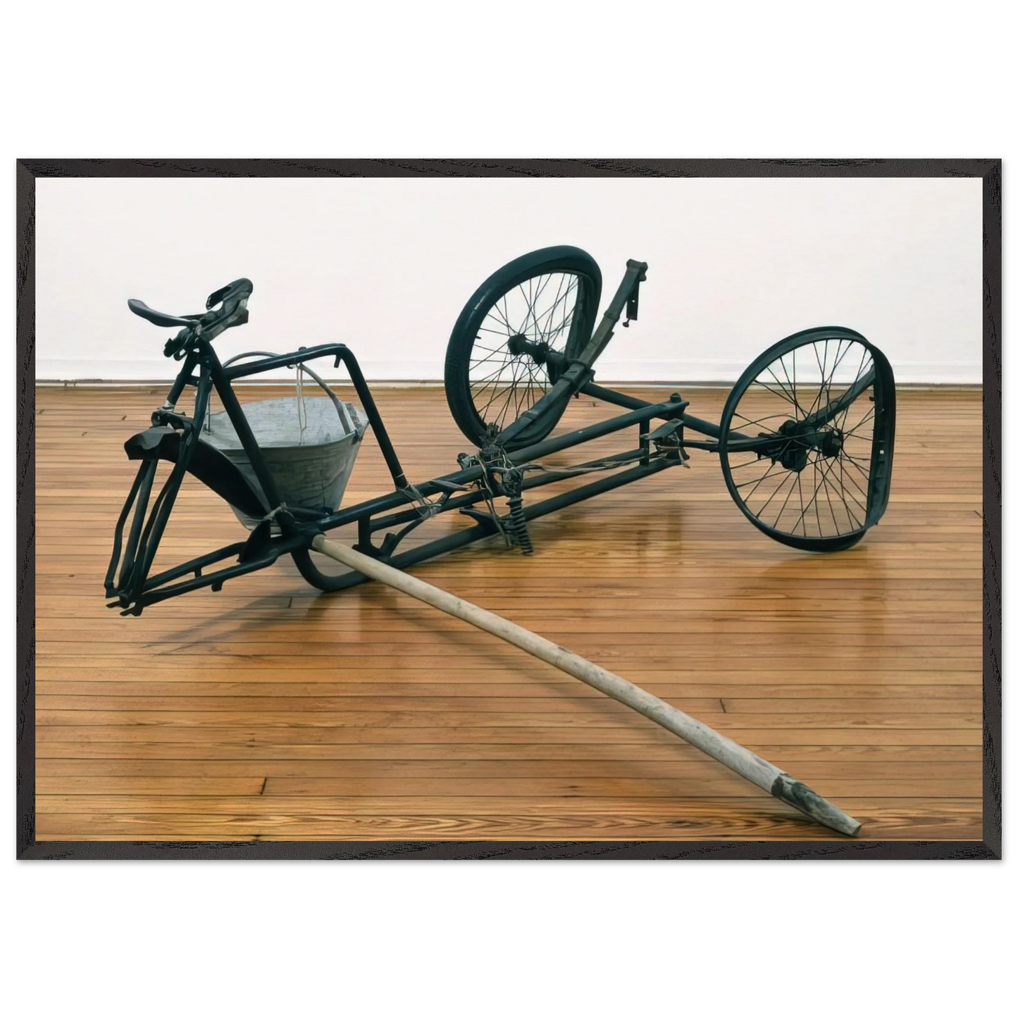 UNTITLED EARLY EGYPTIAN 1973 1 - Robert Rauschenberg Framed Art Print – Black Wooden Frame - Default Title - -Framed Art Print