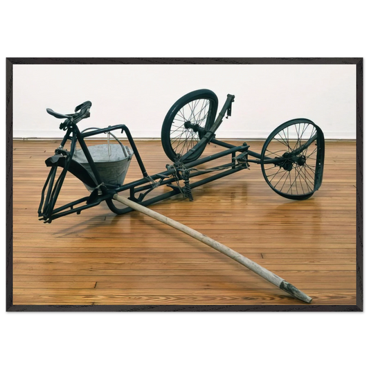 UNTITLED EARLY EGYPTIAN 1973 1 - Robert Rauschenberg Framed Art Print – Black Wooden Frame - Default Title - -Framed Art Print