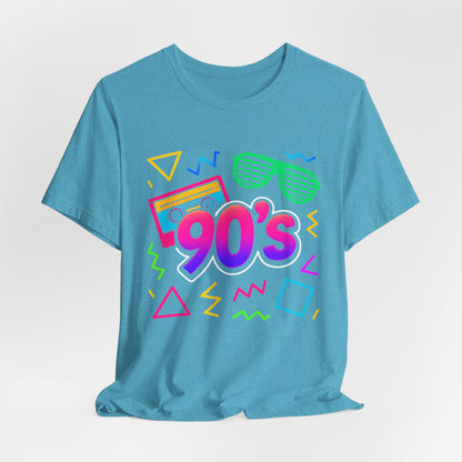 Musica old school anni '90 - vibrazioni arcade Classico anni '90 Vintage. Anni '90 Retro Mi piacciono gli anni Novanta Maglietta