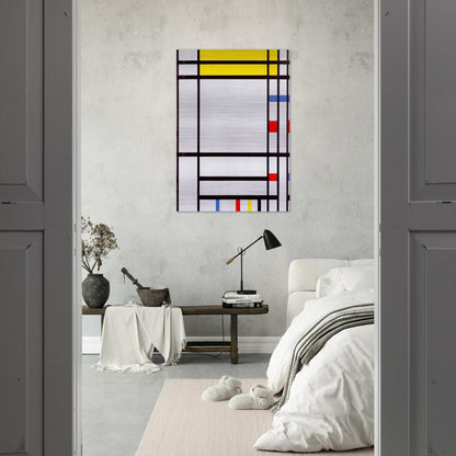 Place de la Concorde - Piet Mondrian Brushed Aluminum Print - 70x100 cm / 28x40 inches | Piet Mondrian Aluminum Print | Piet Mondrian Prints
