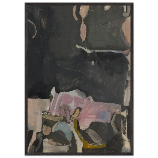 Berkeley 7 - Richard Diebenkorn Framed Art Print – Black Wooden Frame - Default Title - -Framed Art Print