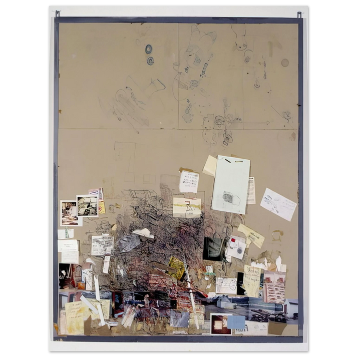 Dieter Roth - Tischmatte, BÃƒÂ¼ro Hegenheimerstrasse, Base - 1994  75x100 cm / 30x40inches Fine Art Poster
