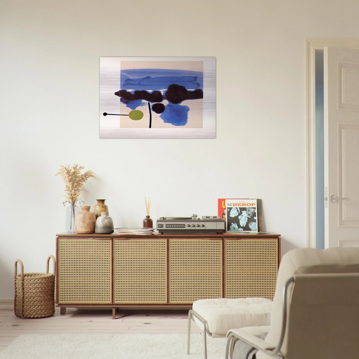 The Passion Flower - 1986 - Victor Pasmore Brushed Aluminum Print - 70x100 cm / 28x40 inches | Victor Pasmore Aluminum Print | Victor Pasmore Prints