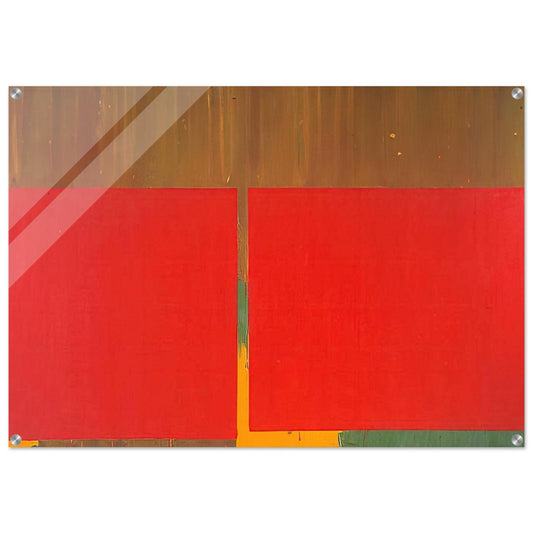 17. 3. 69 - 1969 - John Hoyland Acrylic Print - 70x100 cm / 28x40″ inches