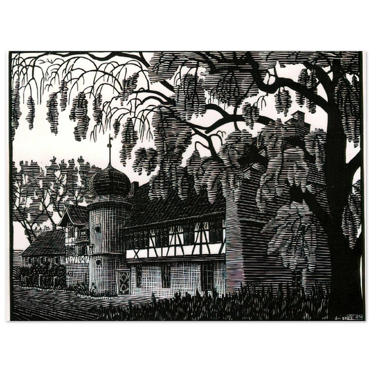 MC Escher - ESCHER (12) Wall Art - 21x29.7 cm / 8x12" - Fine Art Poster - -