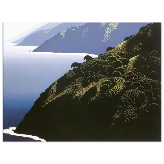 Eyvind Earle - Big Sur Calm Fine Art Poster - Default Title