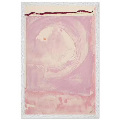 Helen Frankenthaler - Reflections IX - 1995 Wall art - A1 (59.4 x 84.1  cm) - Premium Wooden Framed Poster With Fine Art Paper - Black frame