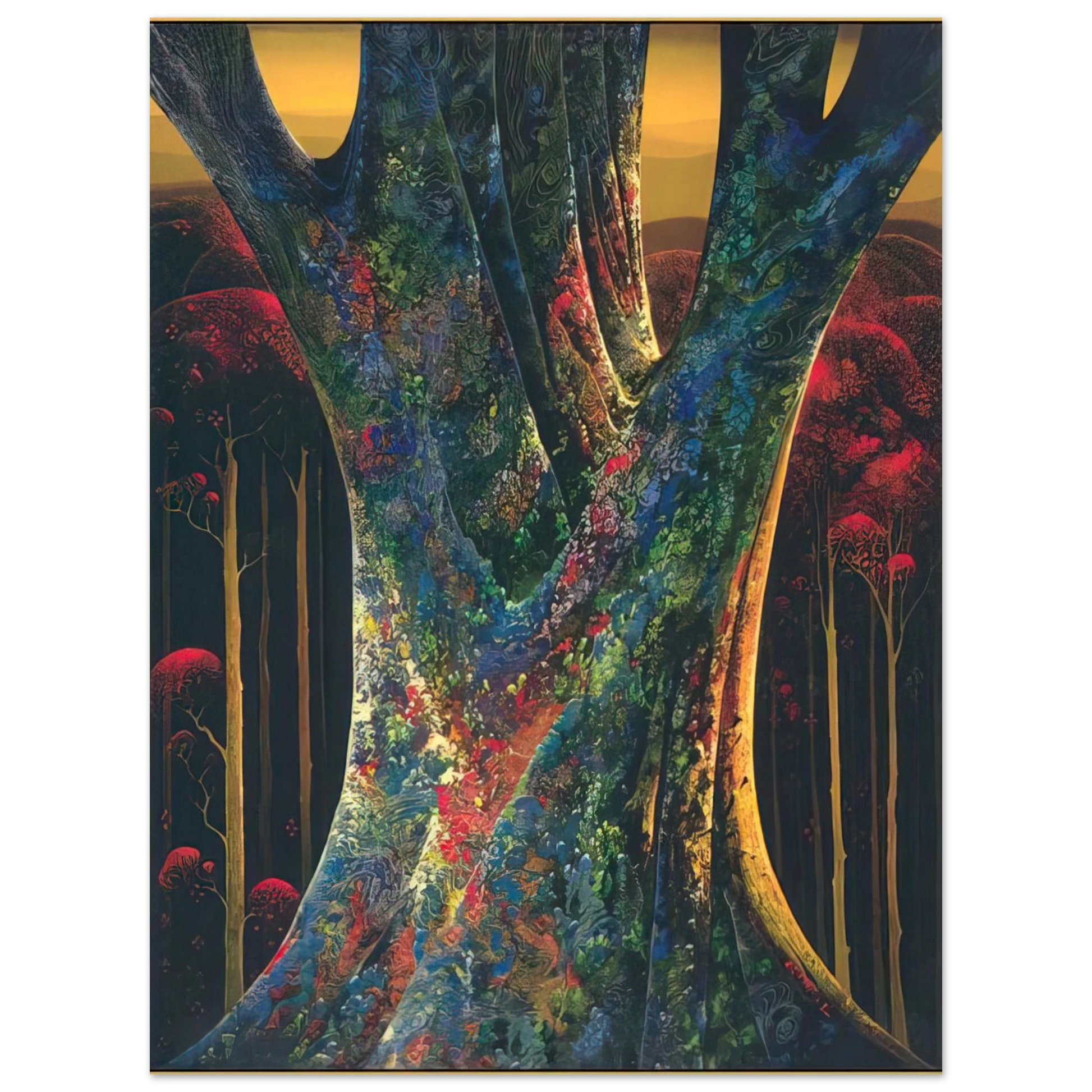 Eyvind Earle - Majestic Tree Fine Art Poster - Default Title