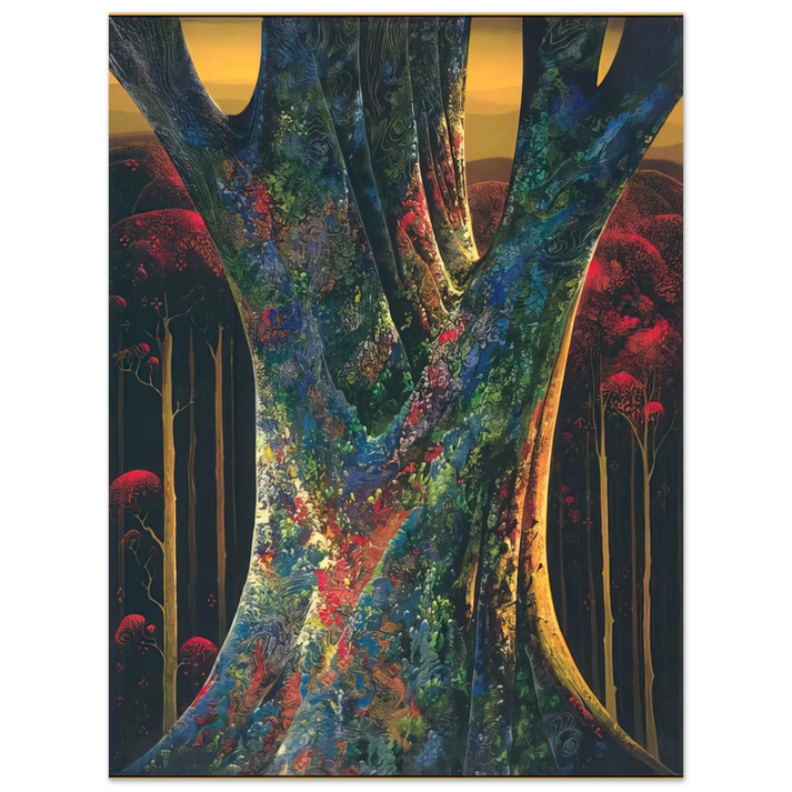 Eyvind Earle - Majestic Tree  75x100 cm / 30x40inches Fine Art Poster