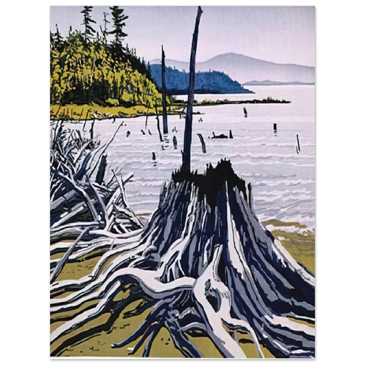 Neil Welliver - Flotsam-Allagash - 1995 Fine Art Poster - Default Title