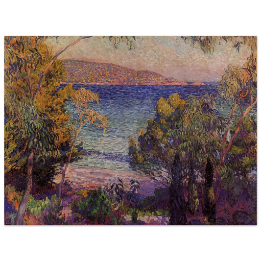 Theo van Rysselberghe - PINES AND EUCALYPTUS AT CAVELIERI 1905 Fine Art Poster - Default Title