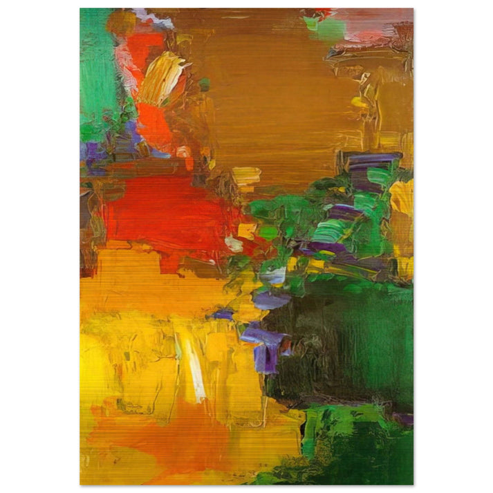 Rhapsody - Hans Hofmann Brushed Aluminum Print - 70x100 cm / 28x40 inches | Hans Hofmann Aluminum Print | Hans Hofmann Prints