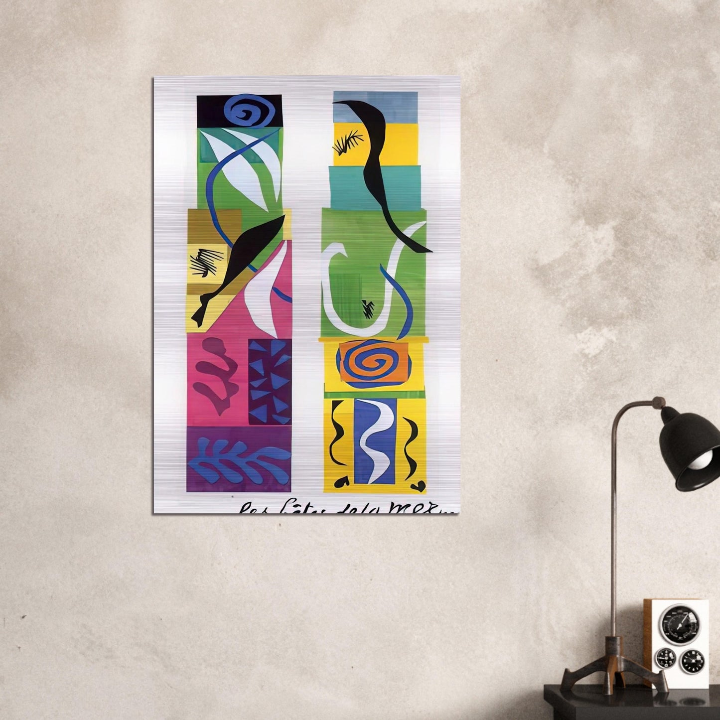 THE MARITIME WILDLIFE 1950 - Henri Matisse Brushed Aluminum Print - 70x100 cm / 28x40 inches | Henri Matisse Aluminum Print | Henri Matisse Prints