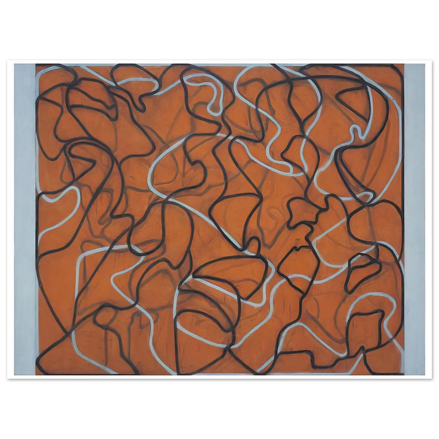 Brice Marden - Red Ground Letter - 2010 Fine Art Poster - Default Title